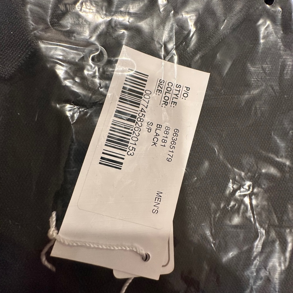 Black Small Core Polo Shirt